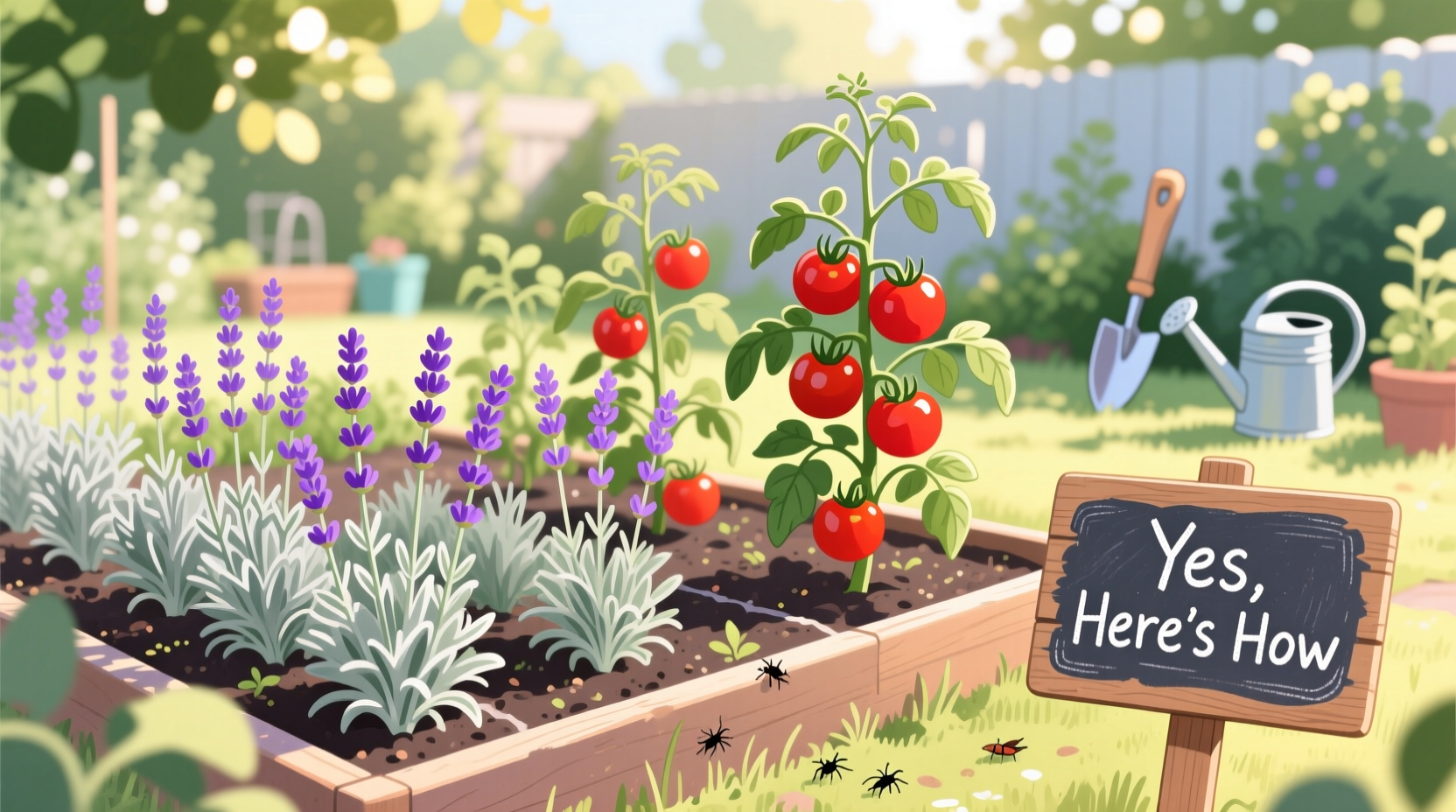 Can I Plant Lavender with Tomatoes? Yes, Here's How