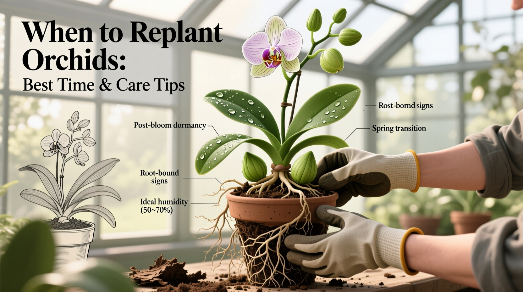 When to Replant Orchids: Best Time & Care Tips