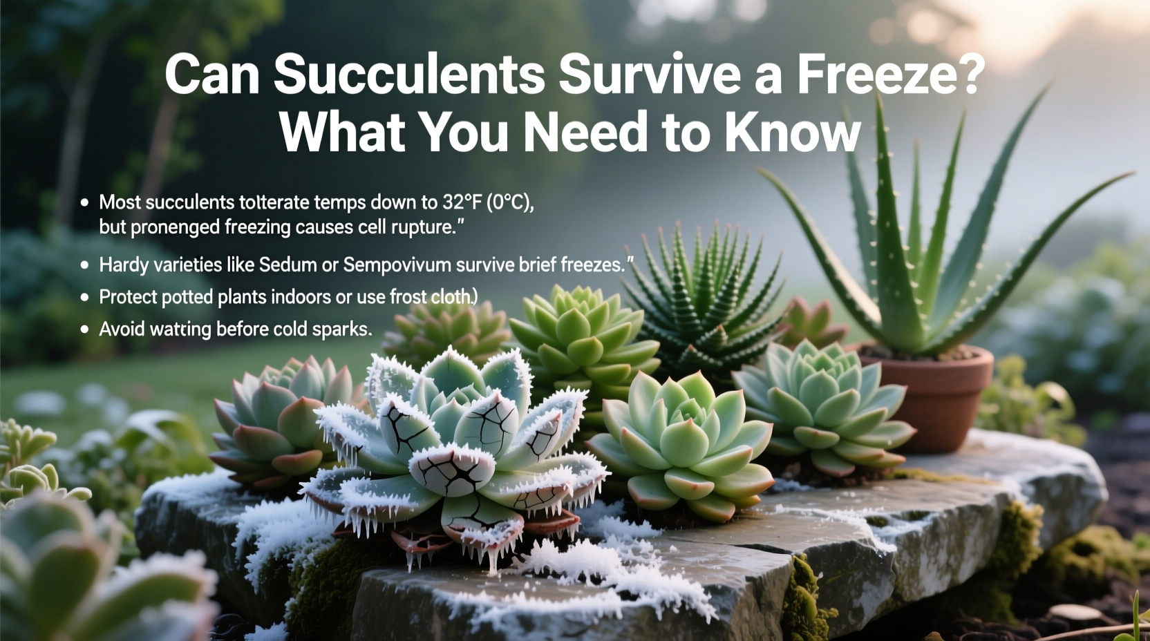 Can Succulents Survive a Freeze? What You Need to Know