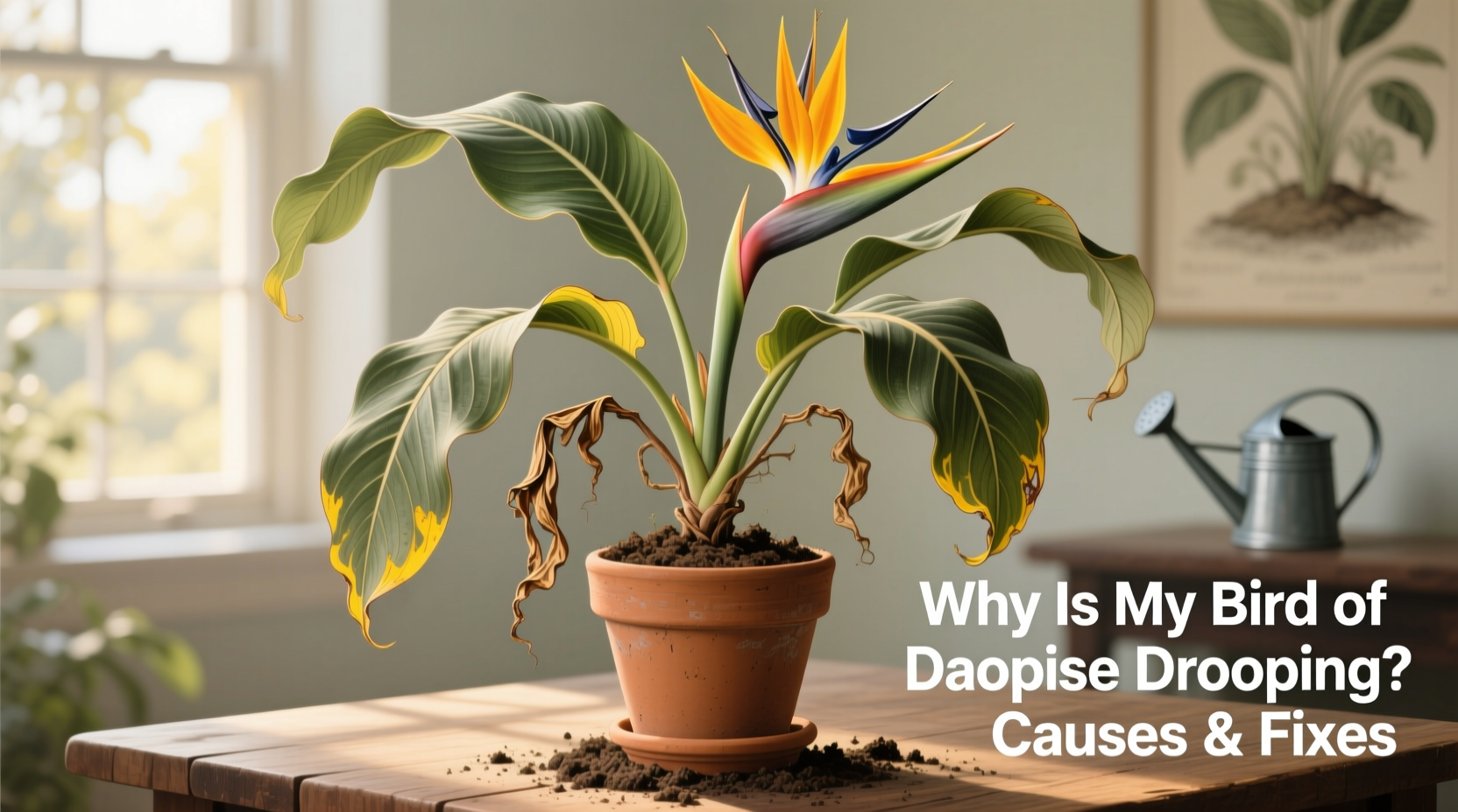 Why Is My Bird of Paradise Drooping? Causes & Fixes