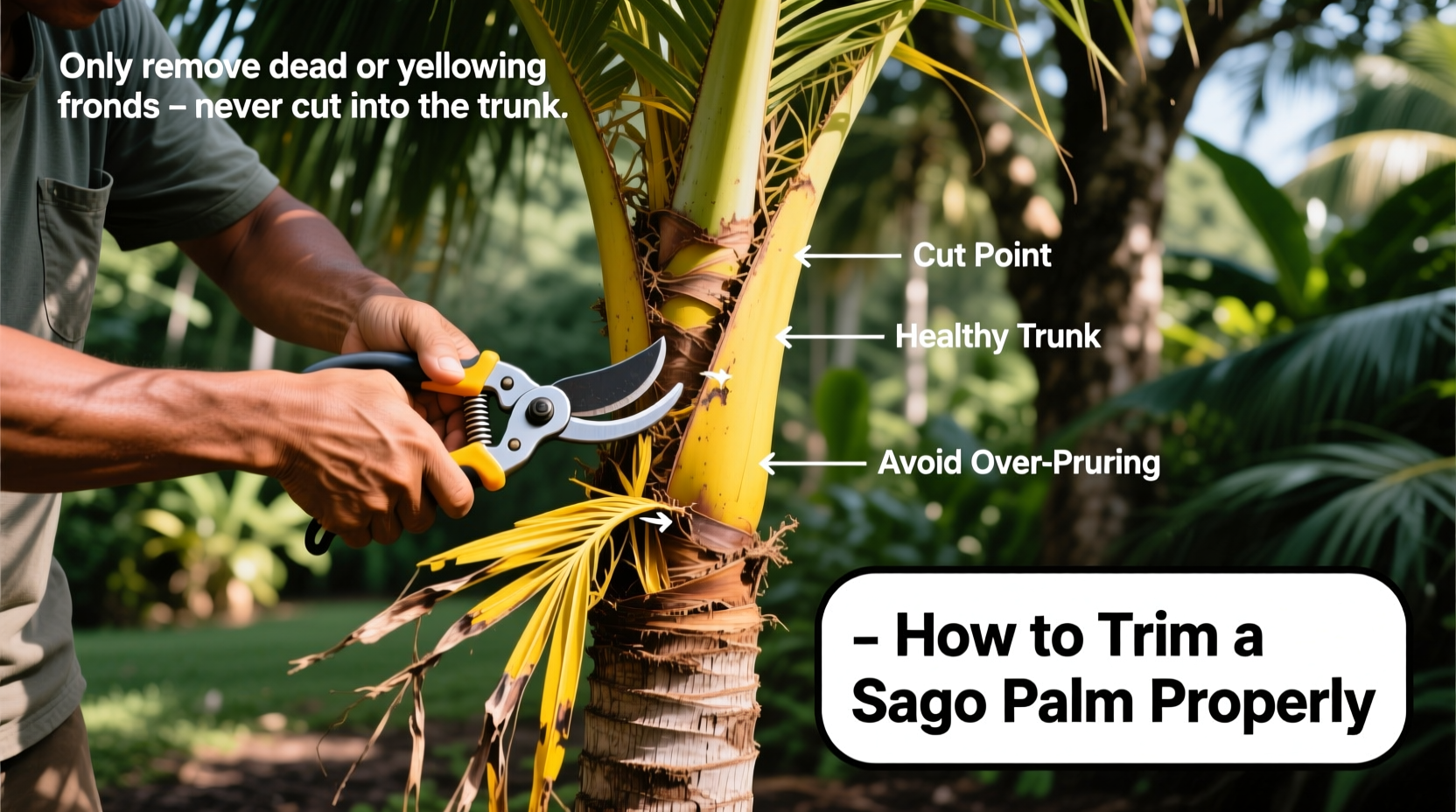 How to Trim a Sago Palm Properly