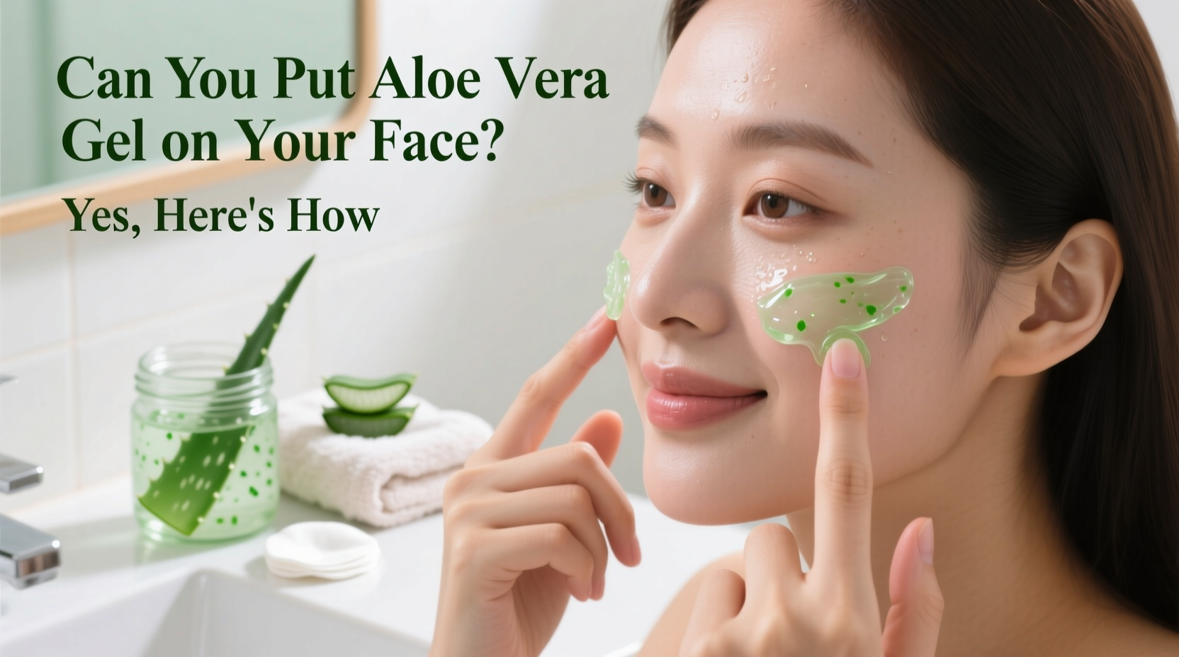 Can You Put Aloe Vera Gel on Your Face? Yes, Here's How