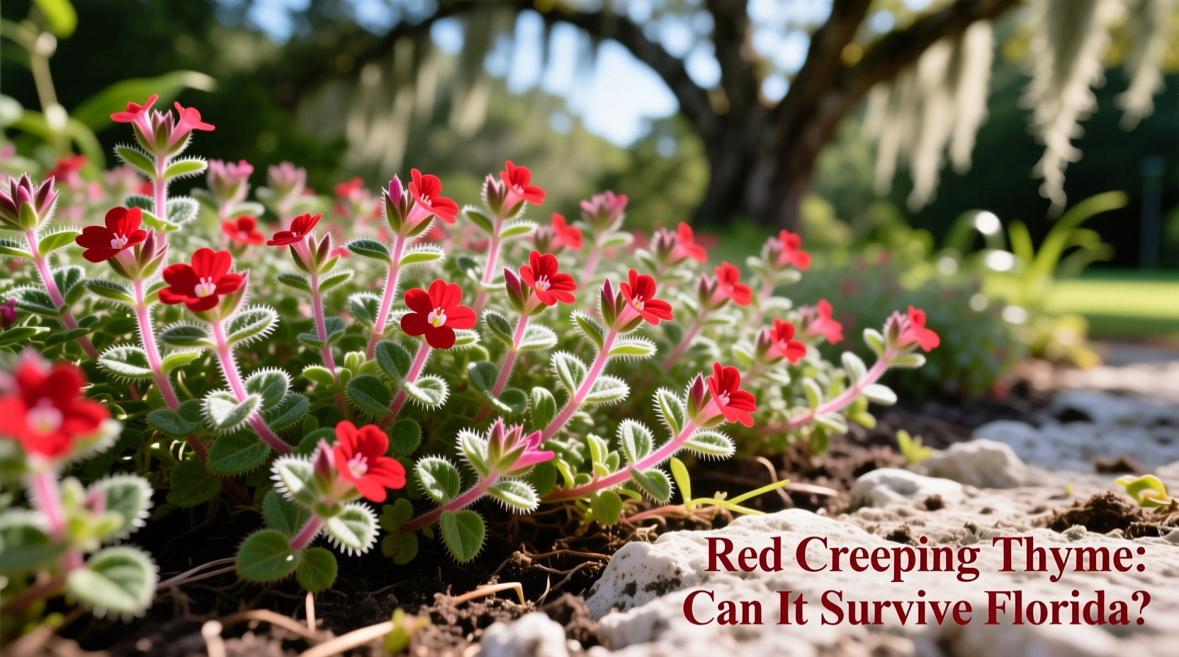 Can Red Creeping Thyme Grow in Florida?
