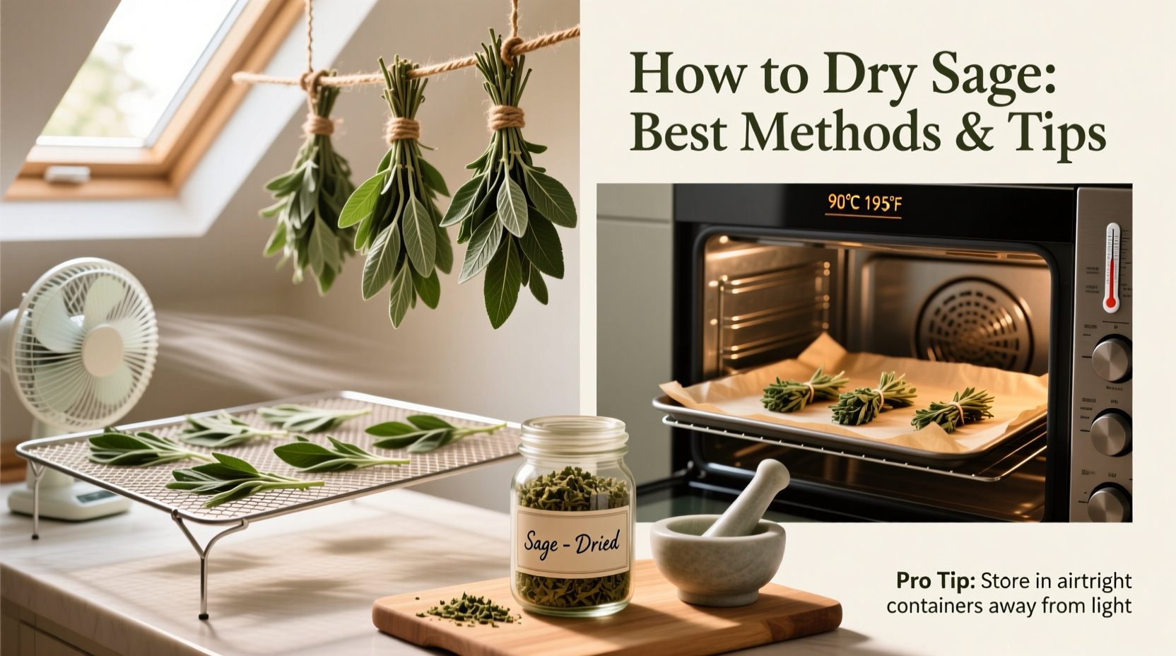 How to Dry Sage: Best Methods & Tips