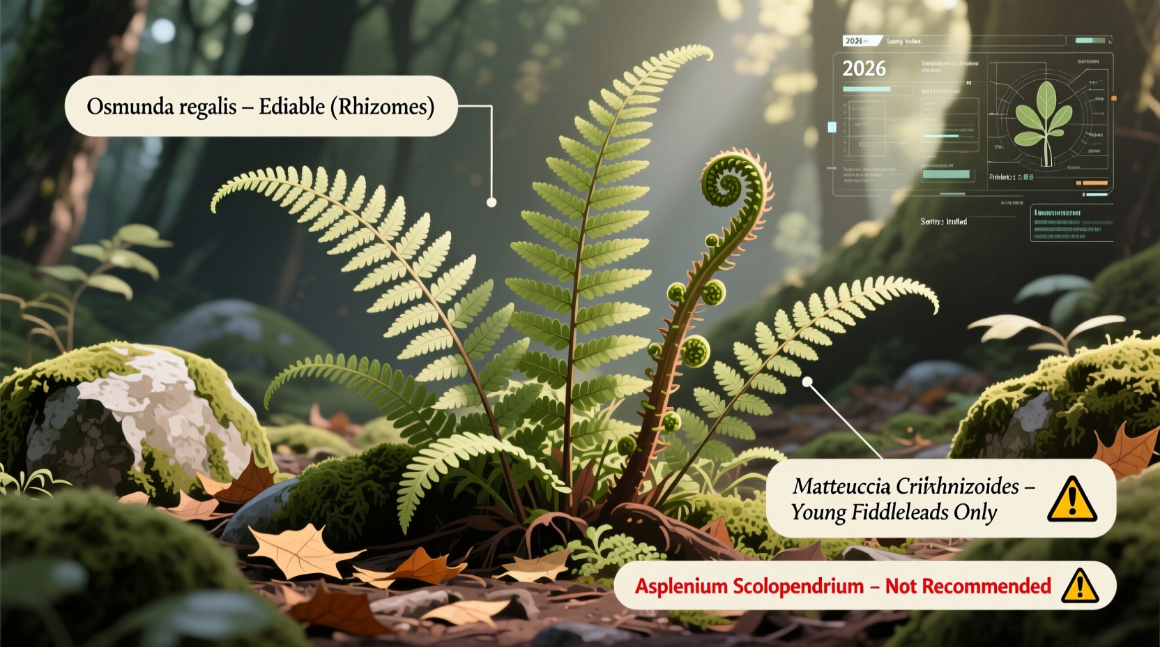 Are Ferns Edible? Safe Species & Risks in 2026