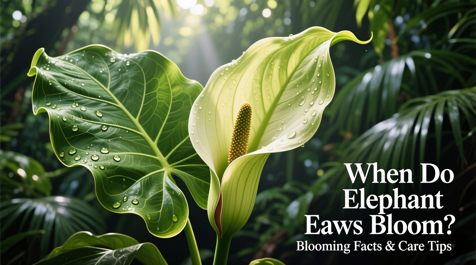 When Do Elephant Ears Bloom? Blooming Facts & Care Tips