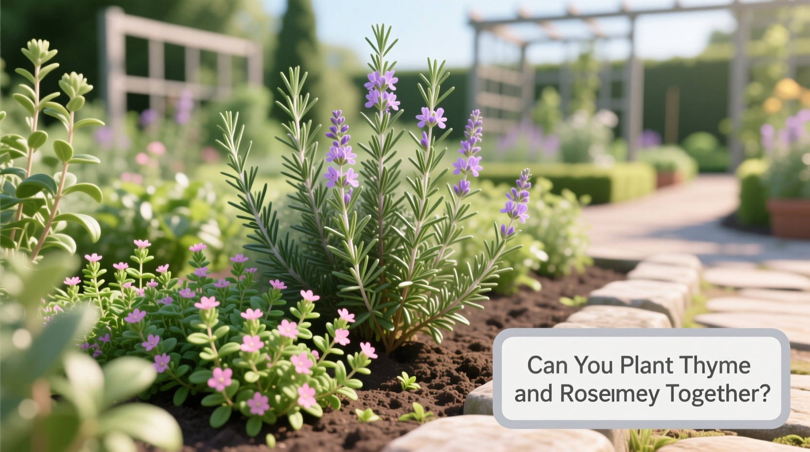Can You Plant Thyme and Rosemary Together?