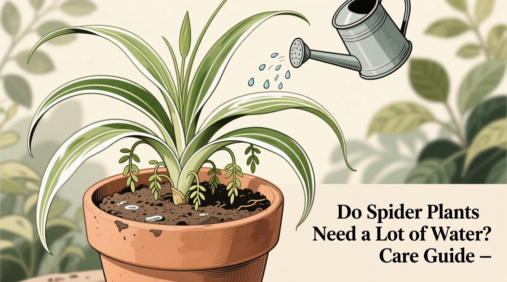 Do Spider Plants Need a Lot of Water? Care Guide