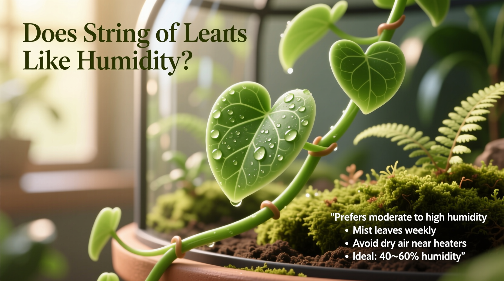 Does String of Hearts Like Humidity? Care Guide & Tips