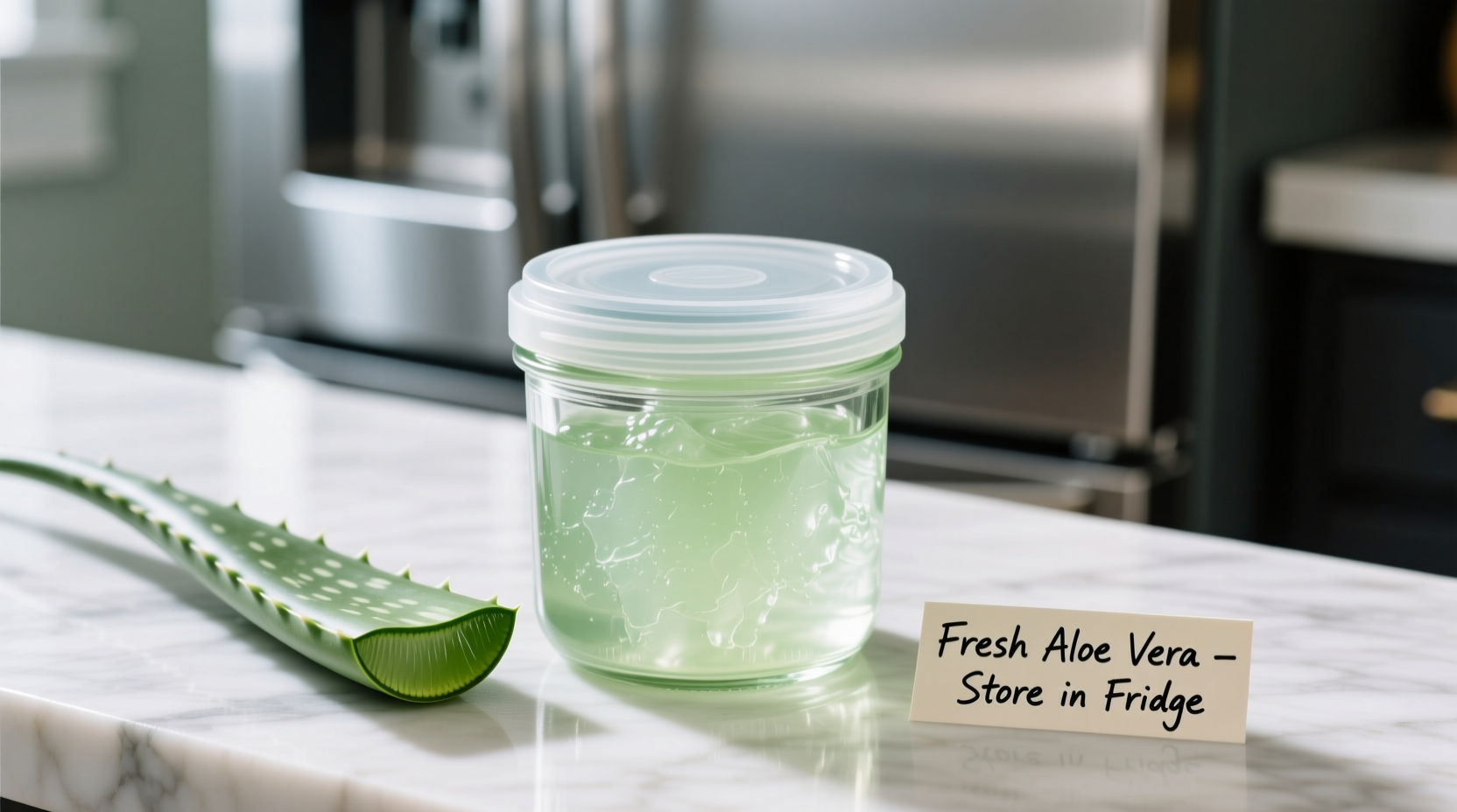 How to Store Fresh Aloe Vera Gel Safely