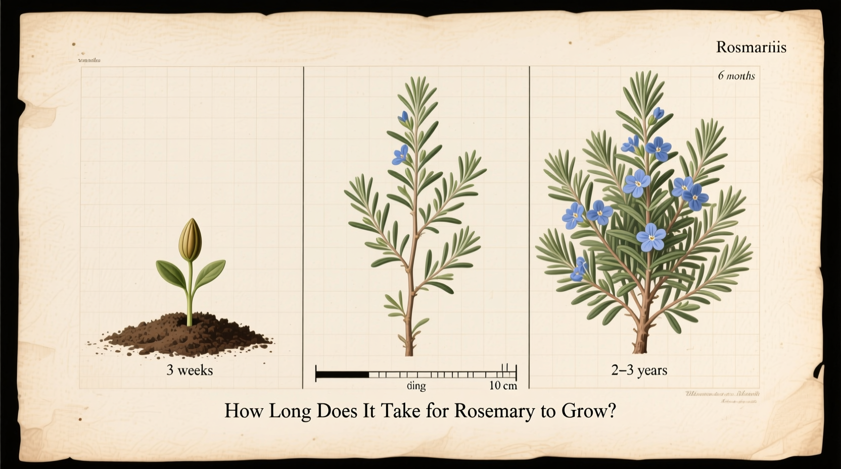 How Long Does It Take for Rosemary to Grow?