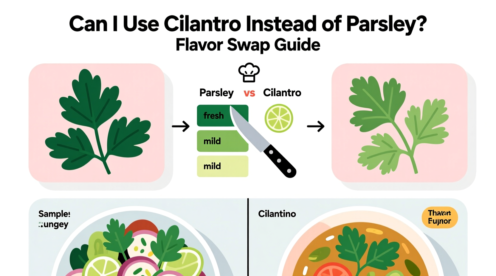Can I Use Cilantro Instead of Parsley? Flavor Swap Guide