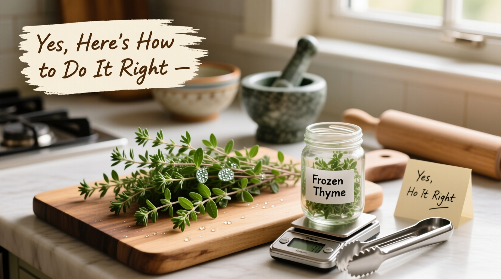 Can I Freeze Thyme? Yes, Here's How to Do It Right