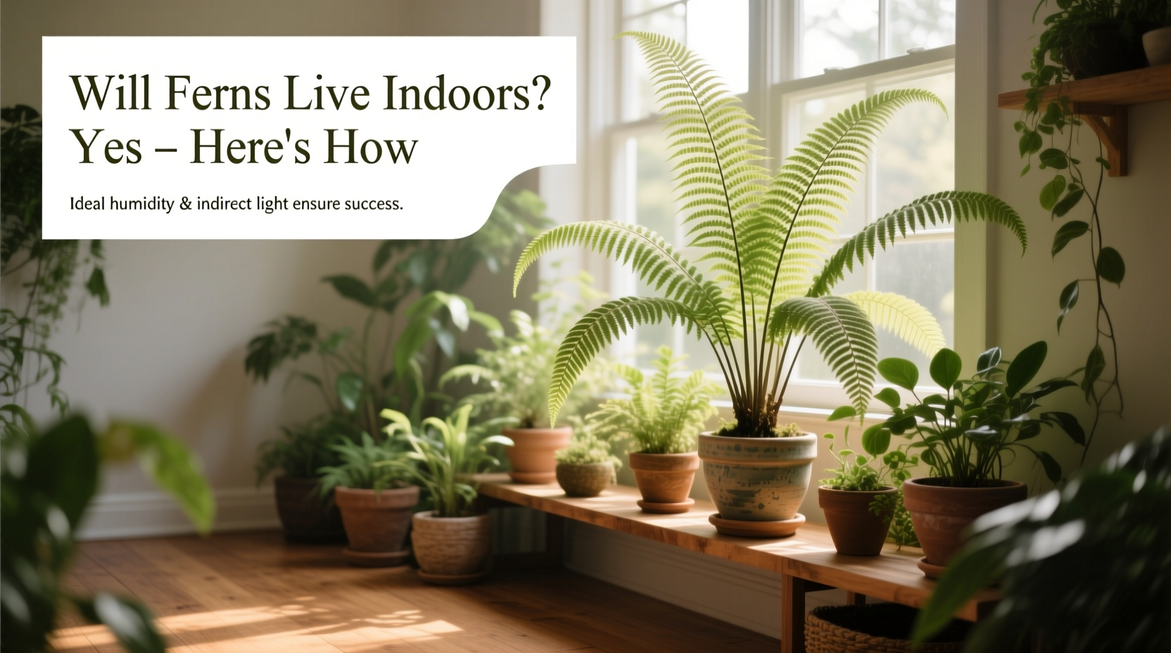 Will Ferns Live Indoors? Yes – Here's How