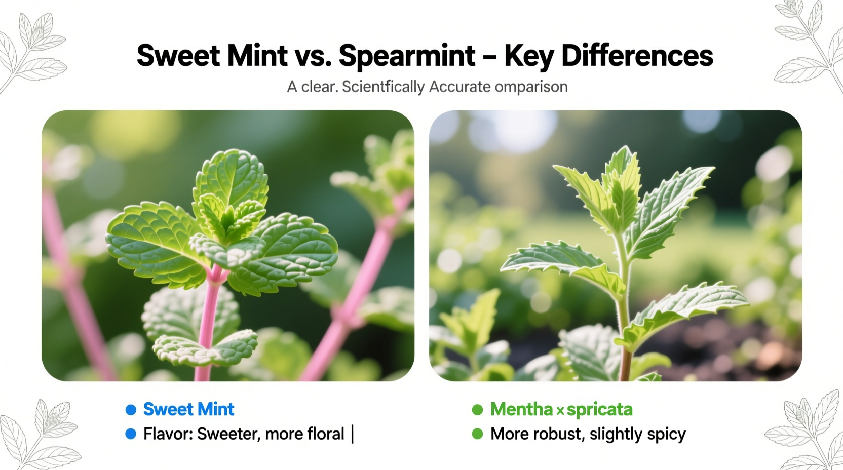 Is Sweet Mint the Same as Spearmint? Clarified