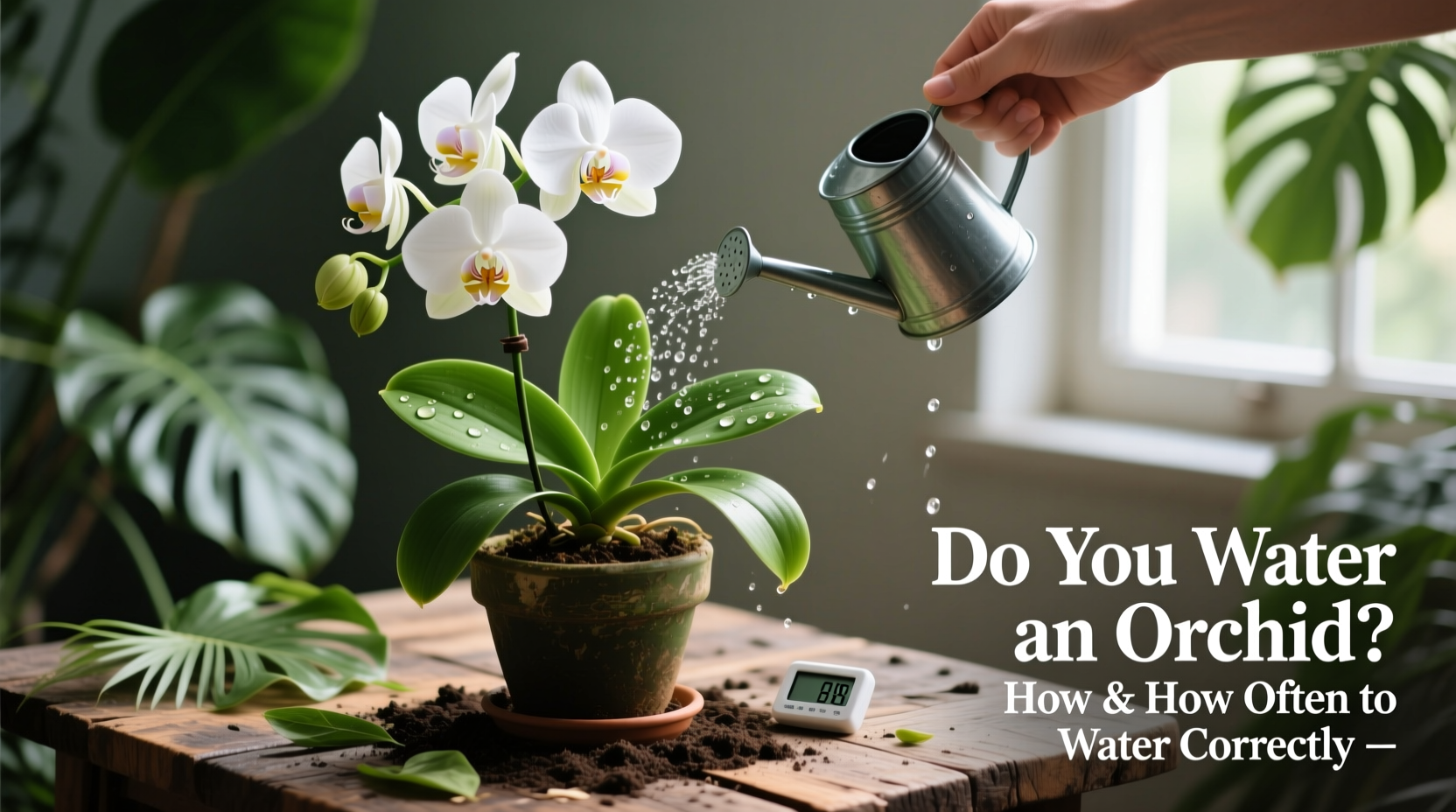 Do You Water an Orchid? How & How Often to Water Correctly