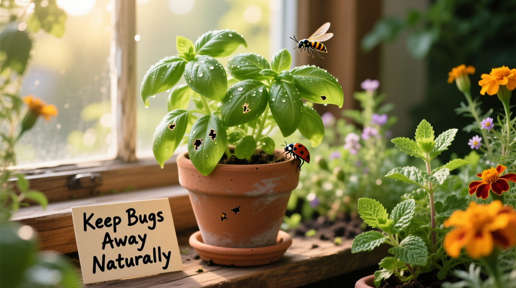 How to Keep Bugs from Eating Basil Naturally