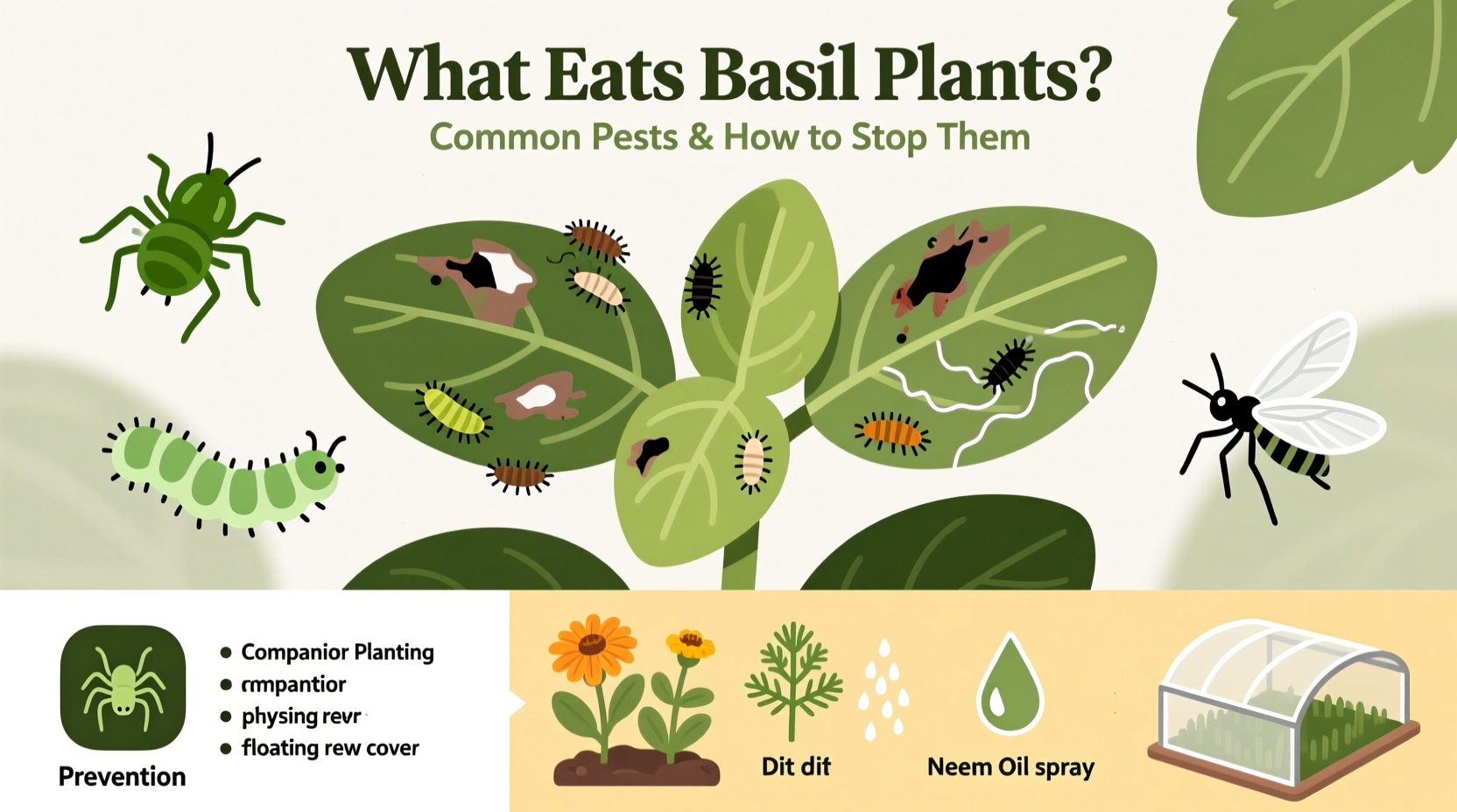 What Eats Basil Plants? Common Pests & How to Stop Them