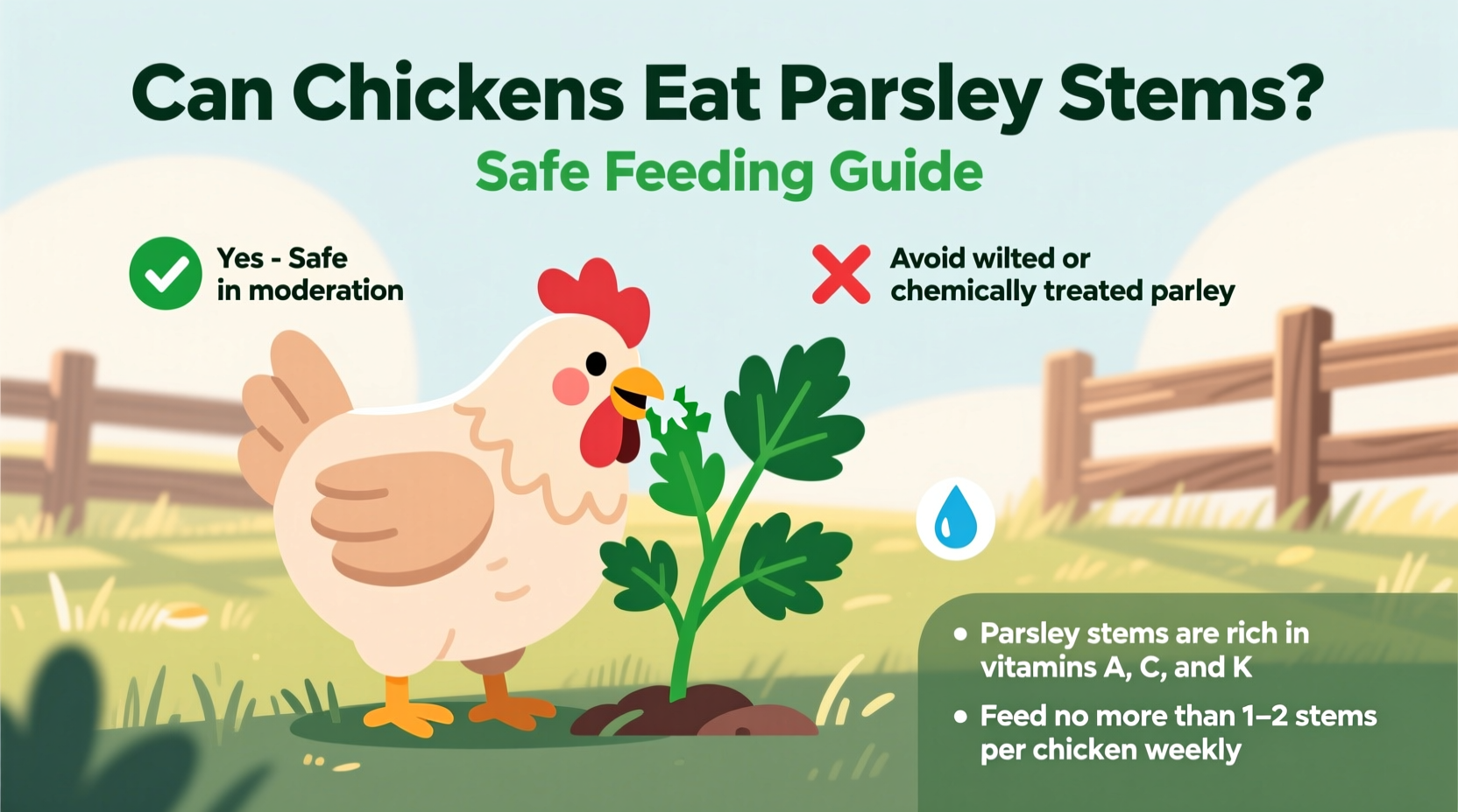 Can Chickens Eat Parsley Stems? Safe Feeding Guide