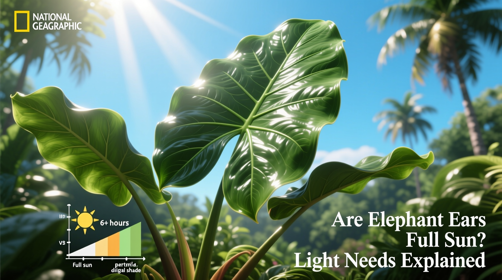 Are Elephant Ears Full Sun? Light Needs Explained