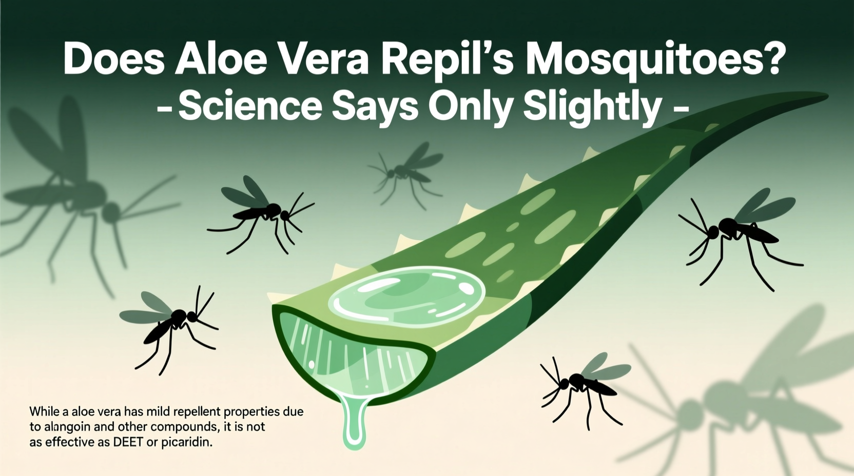 Does Aloe Vera Repel Mosquitoes? Science Says Only Slightly