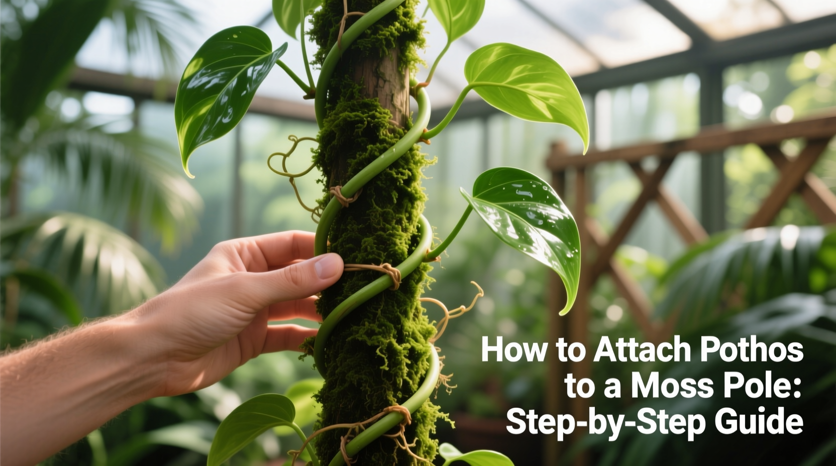 How to Attach Pothos to a Moss Pole: Step-by-Step Guide