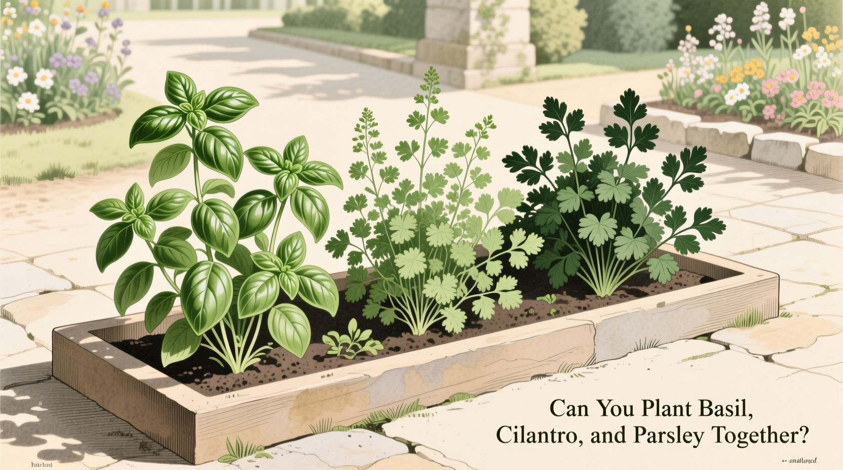 Can You Plant Basil, Cilantro, and Parsley Together?
