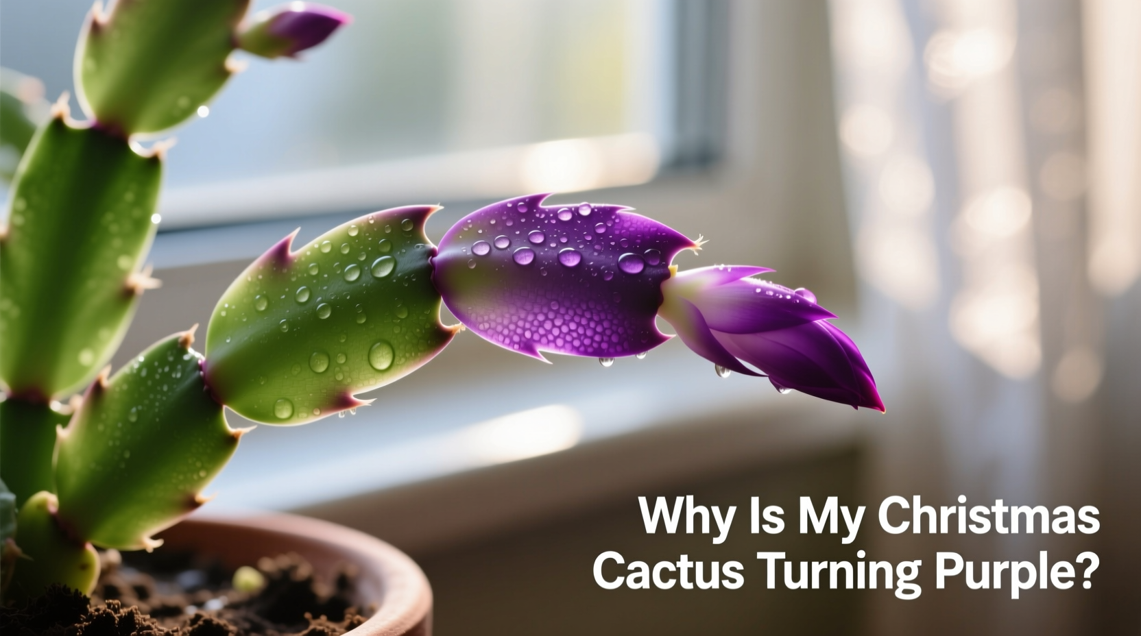 Why Is My Christmas Cactus Turning Purple?