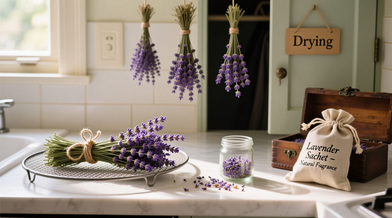 How to Dry Lavender for Sachets Perfectly