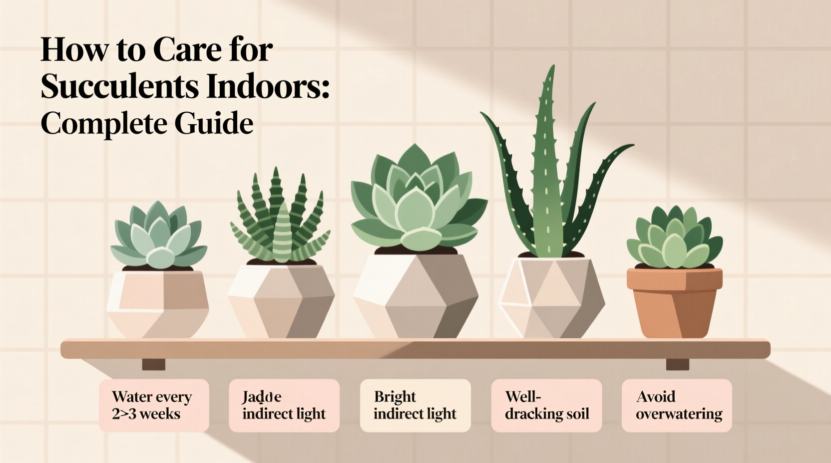 How to Care for Succulents Indoors: Complete Guide