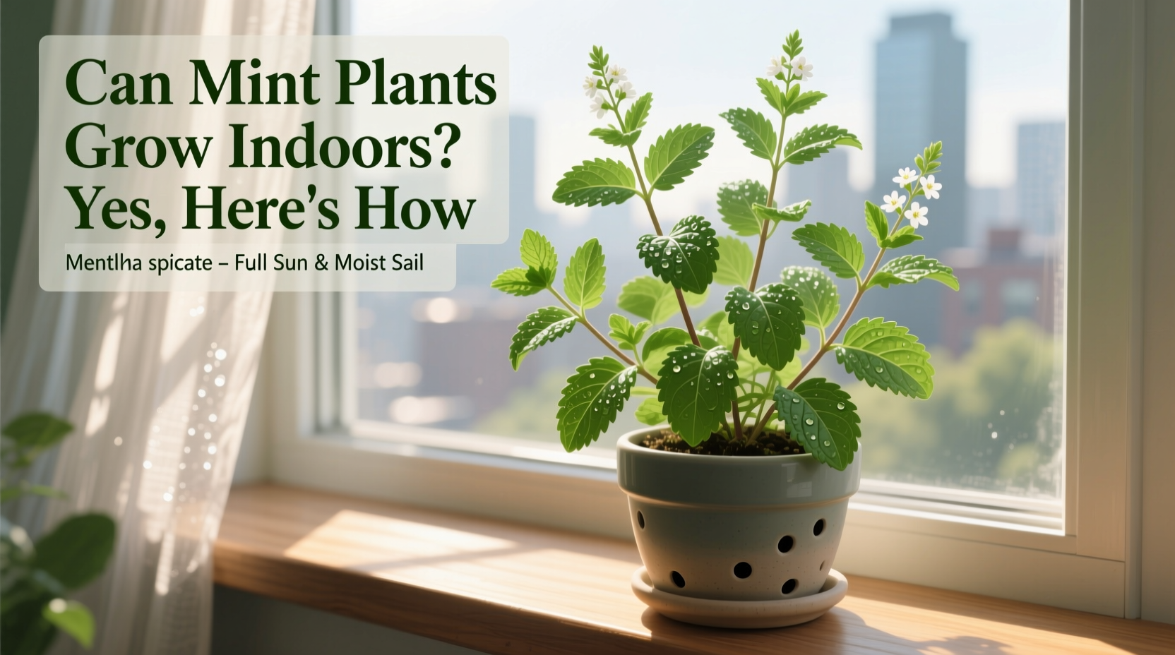 Can Mint Plants Grow Indoors? Yes, Here's How