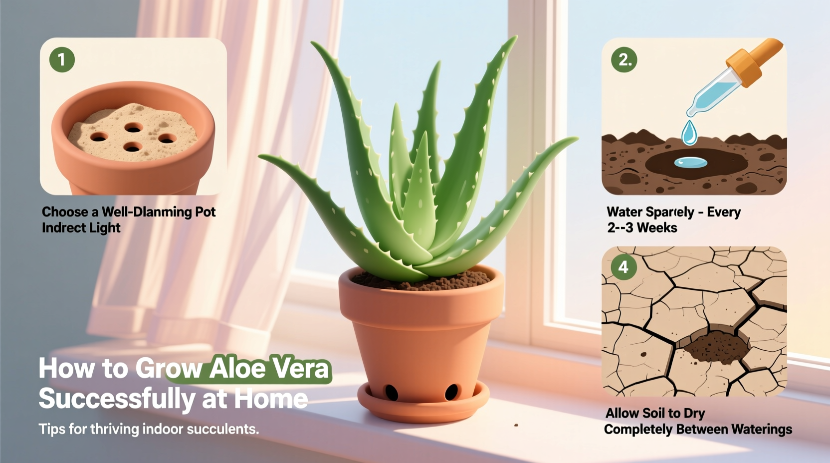 How to Grow Aloe Vera Successfully at Home