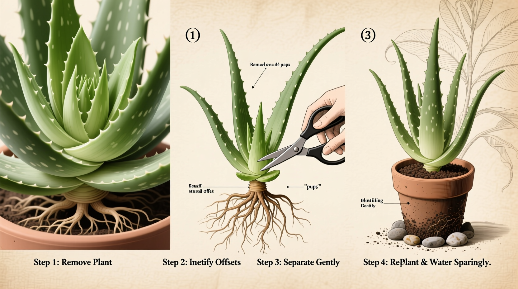 How to Split Aloe Vera Plants: Step-by-Step Guide