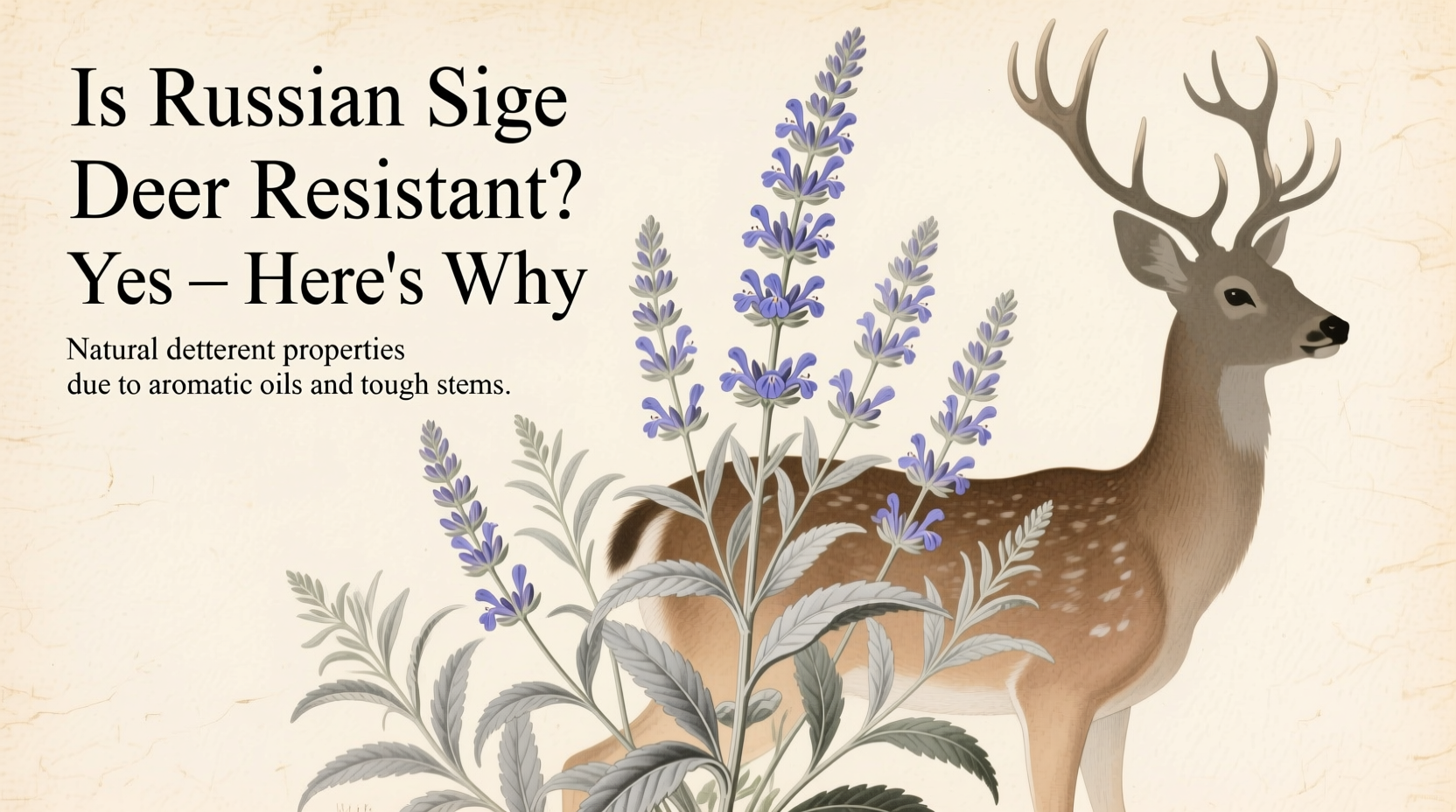 Is Russian Sage Deer Resistant? Yes – Here's Why