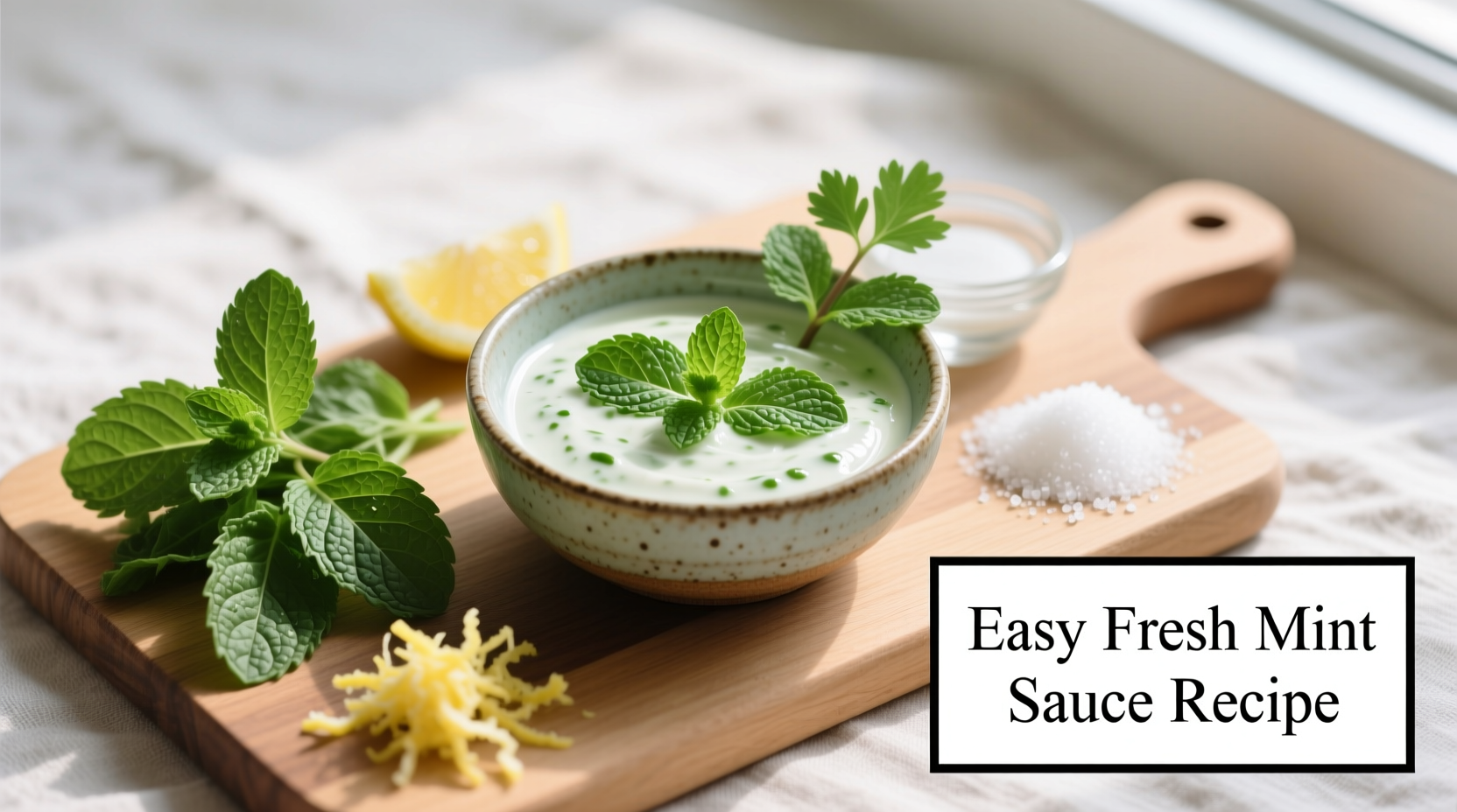 How to Make Mint Sauce Recipe - Easy Fresh Guide