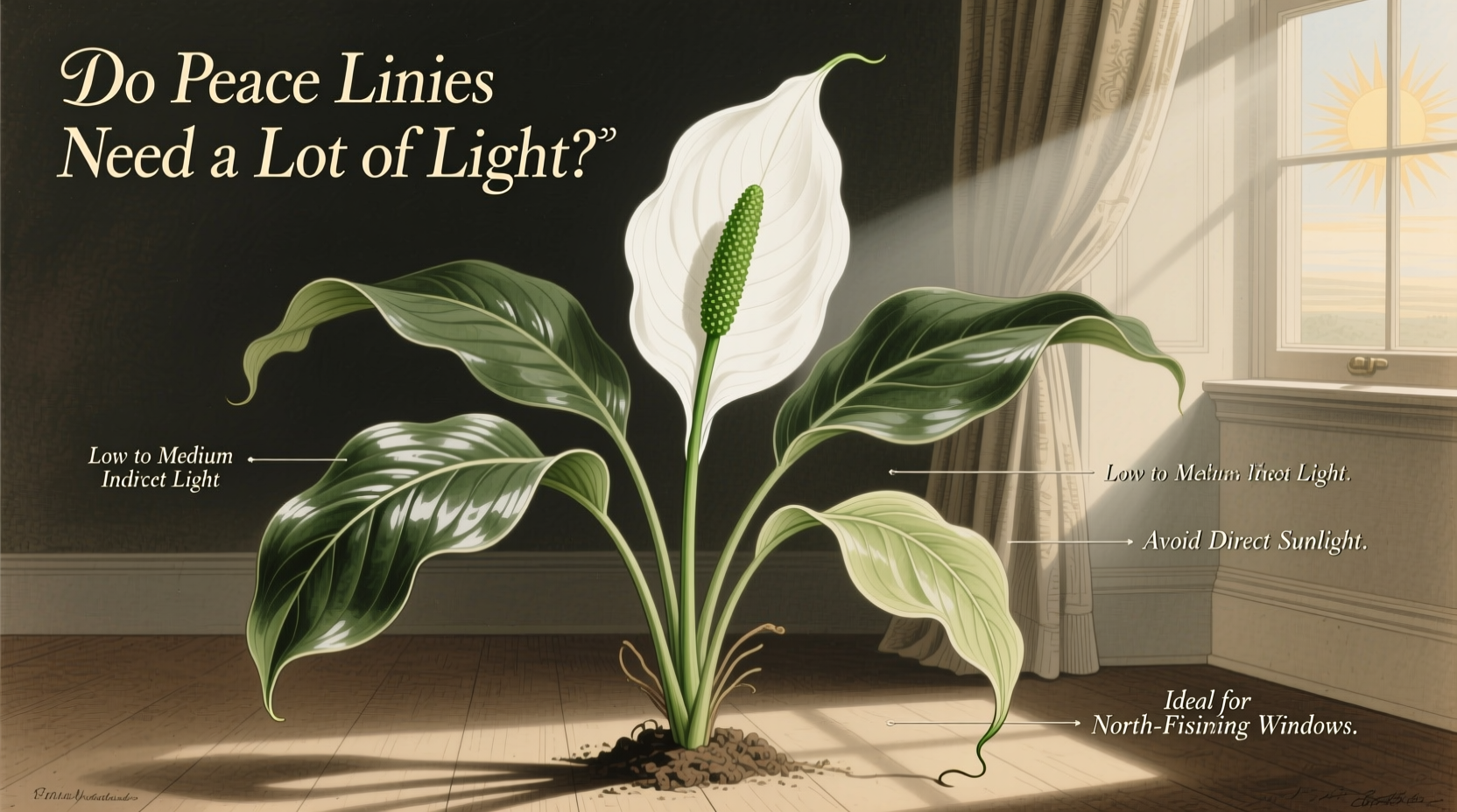 Do Peace Lilies Need a Lot of Light?