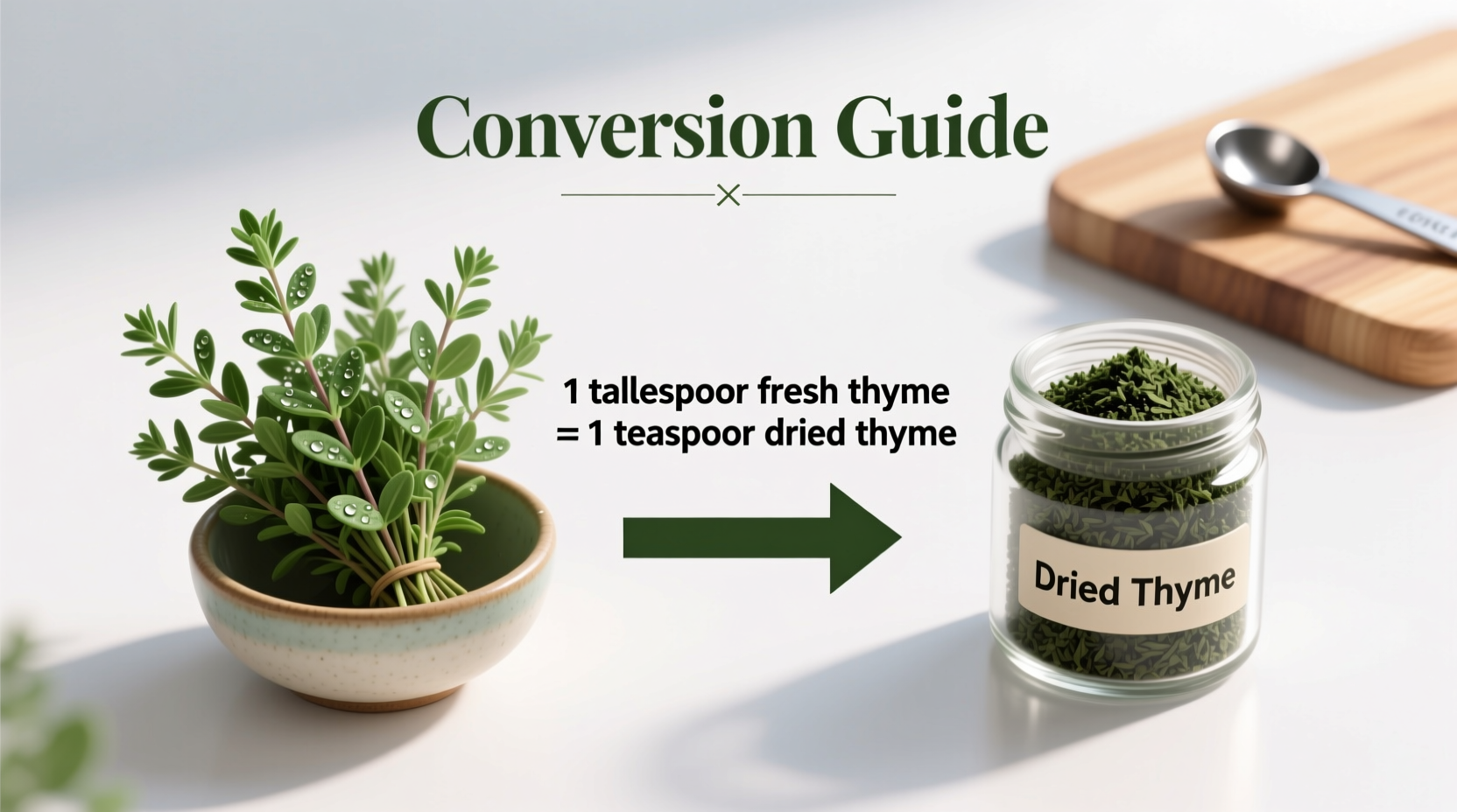 How Much Fresh Thyme Equals Dried Thyme?