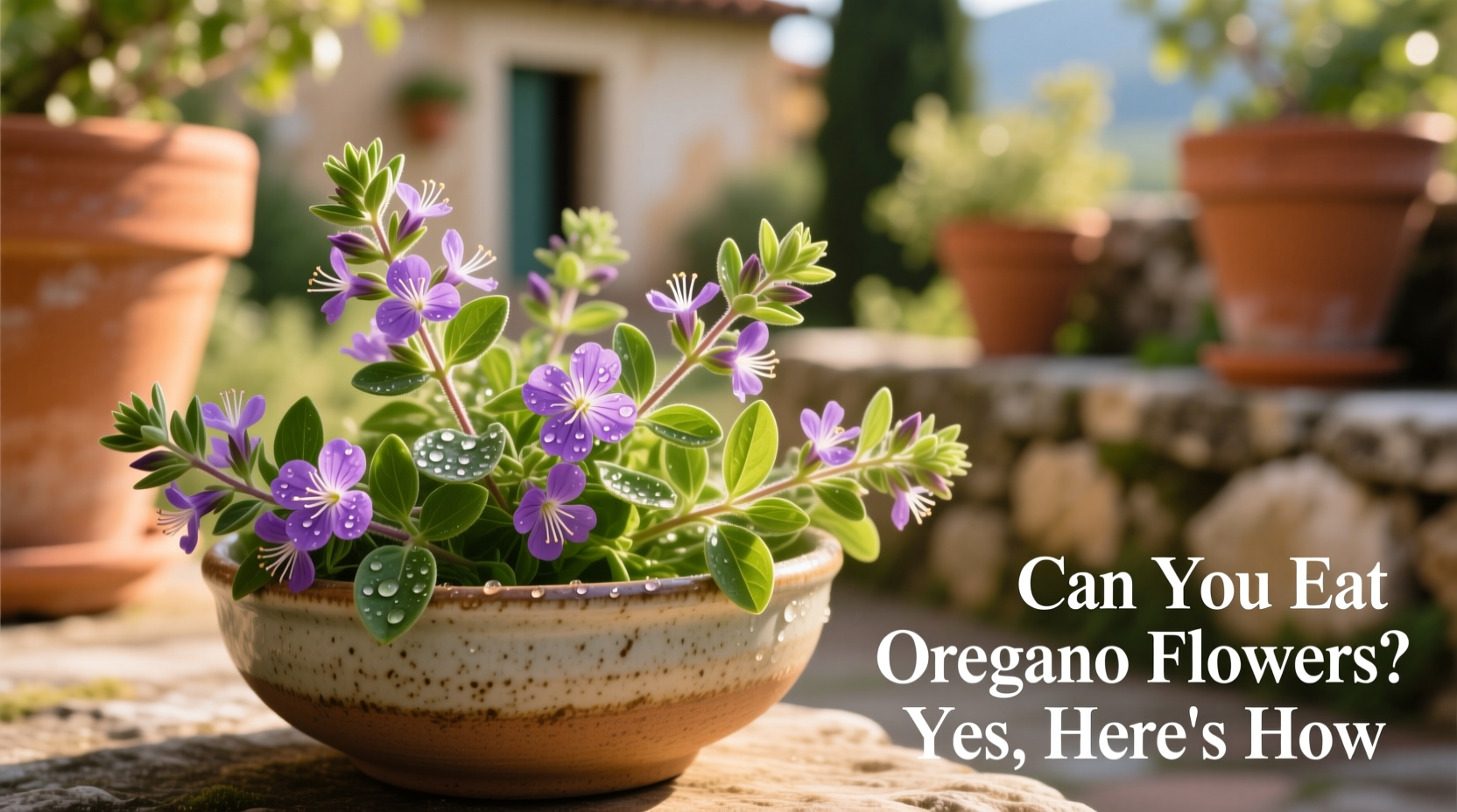 Can You Eat Oregano Flowers? Yes, Here's How