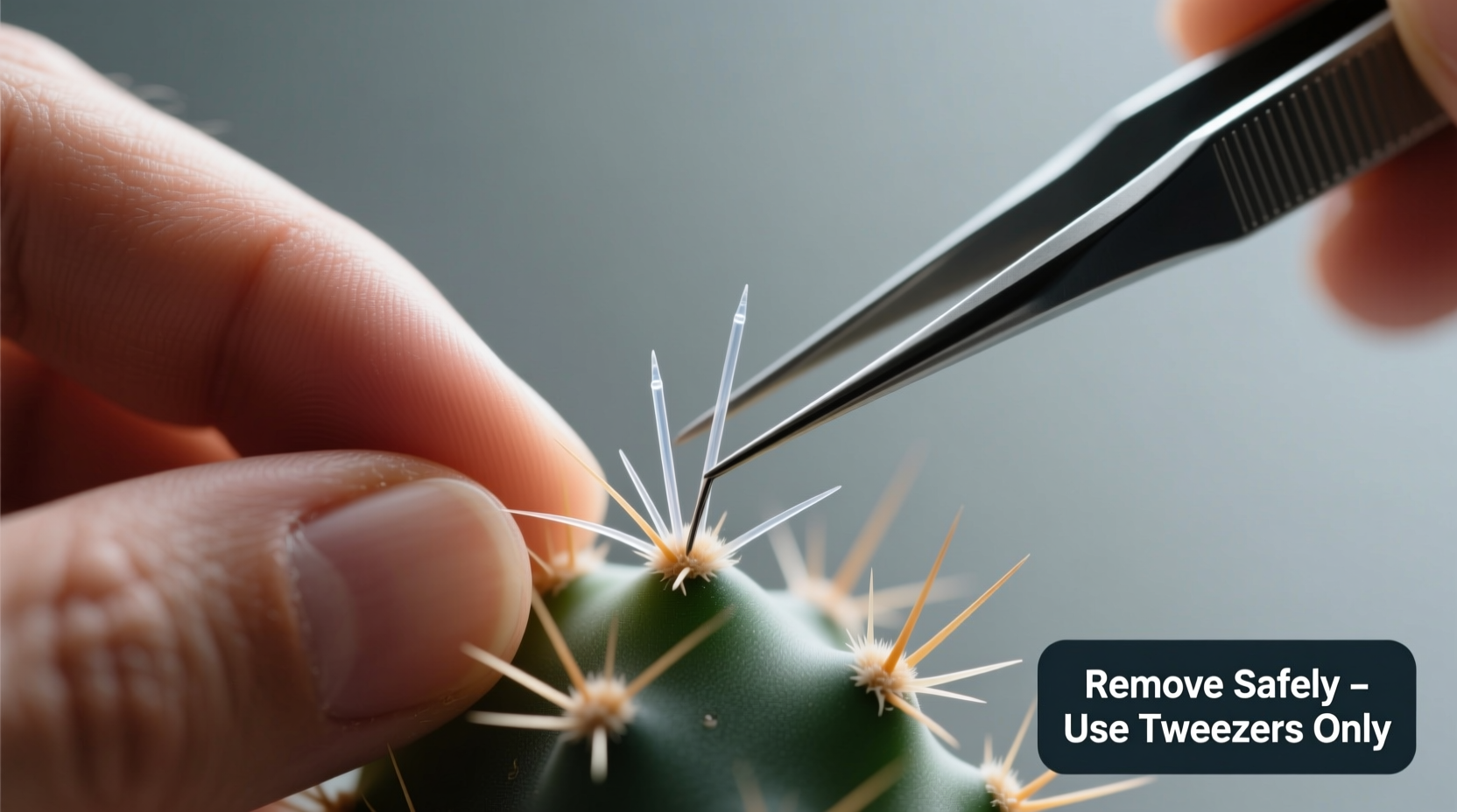 How to Remove Microscopic Cactus Needles Safely