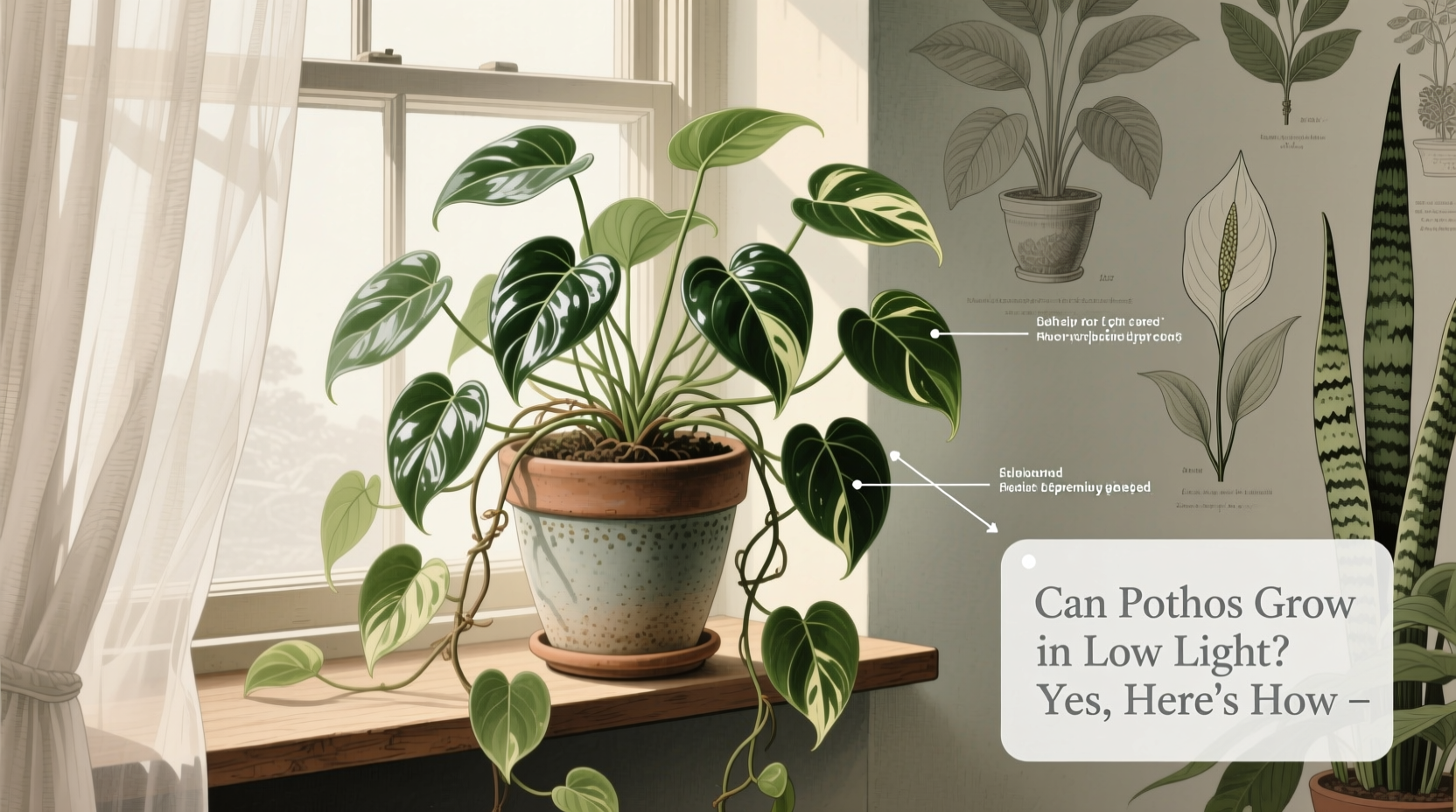Can Pothos Grow in Low Light? Yes, Here's How