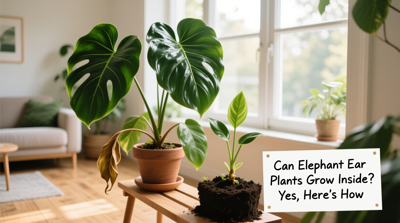 Can Elephant Ear Plants Grow Inside? Yes, Here's How
