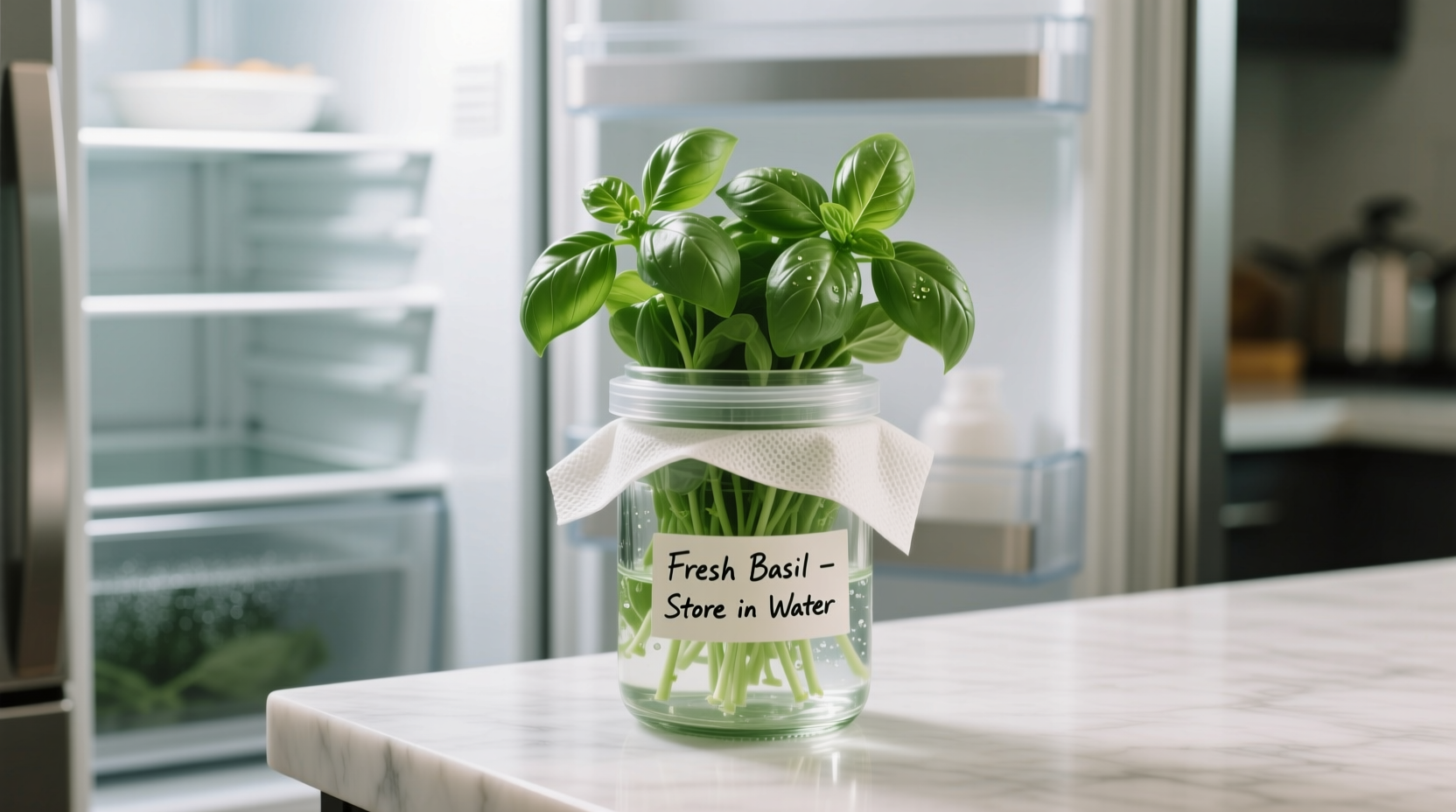How to Store Fresh Basil in Fridge Properly