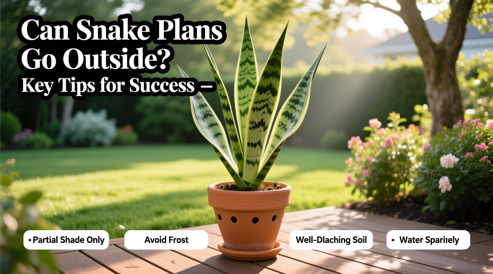 Can Snake Plants Go Outside? Key Tips for Success