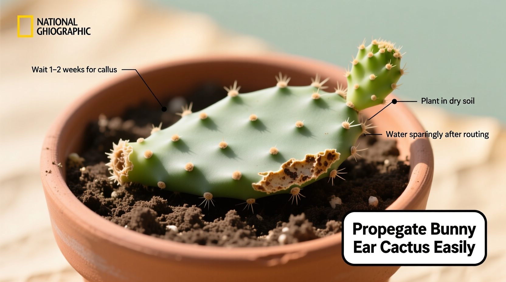 How to Propagate Bunny Ear Cactus Easily