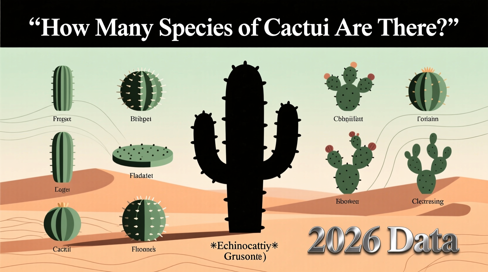 How Many Species of Cacti Are There? (2026 Data)