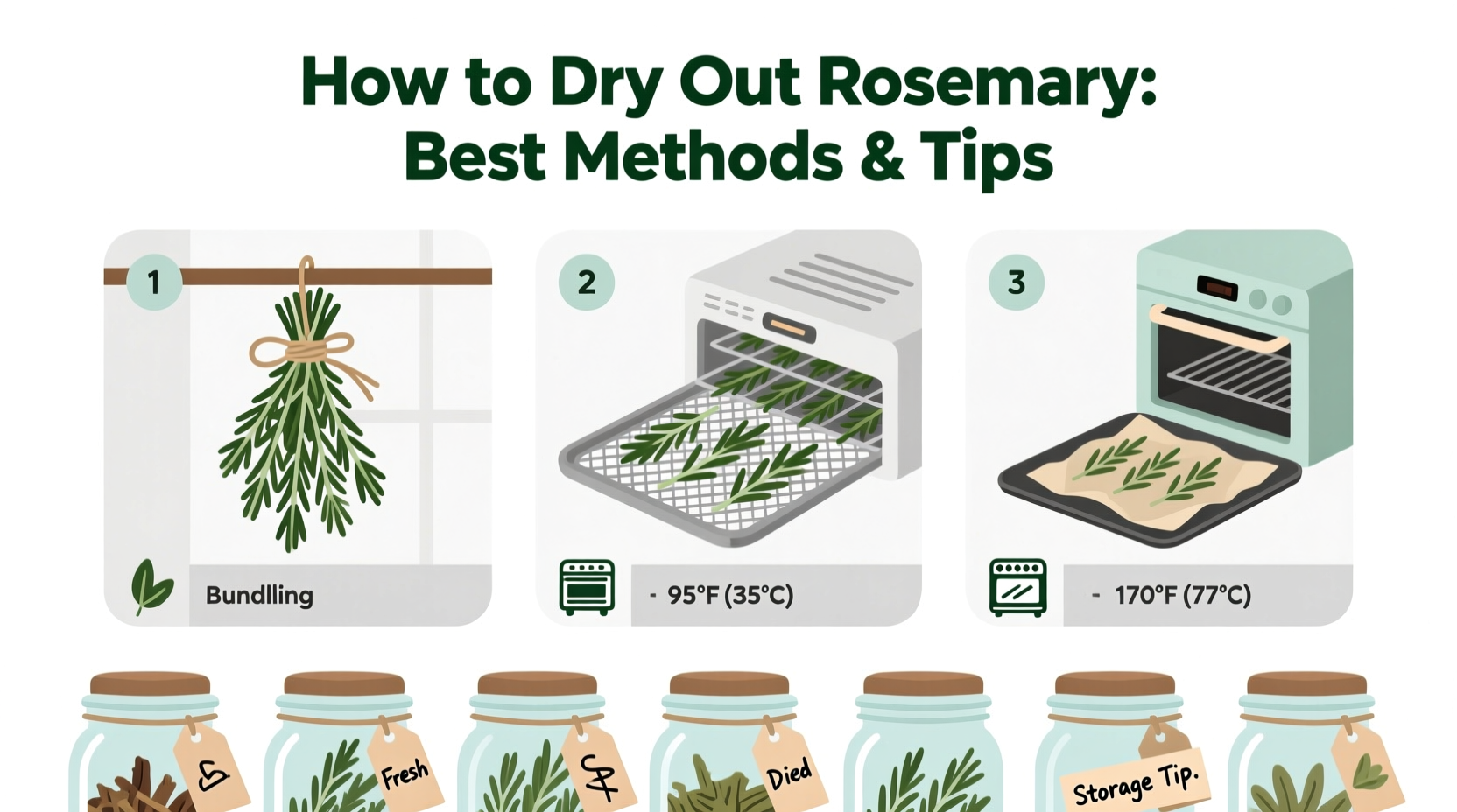 How to Dry Out Rosemary: Best Methods & Tips