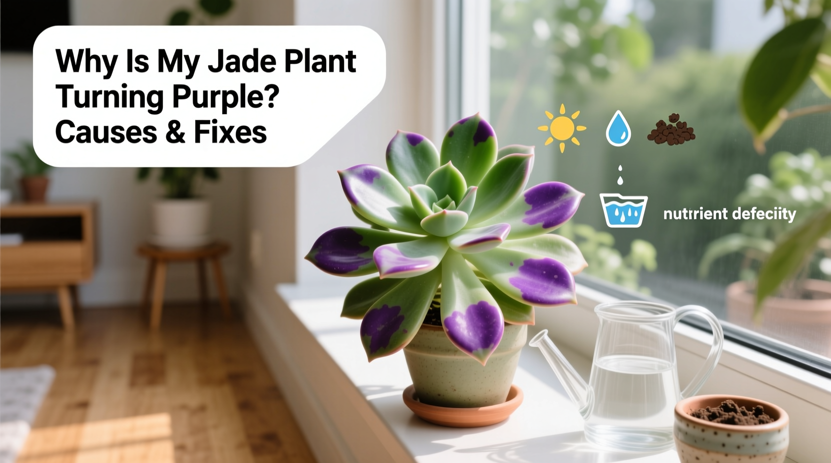 Why Is My Jade Plant Turning Purple? Causes & Fixes
