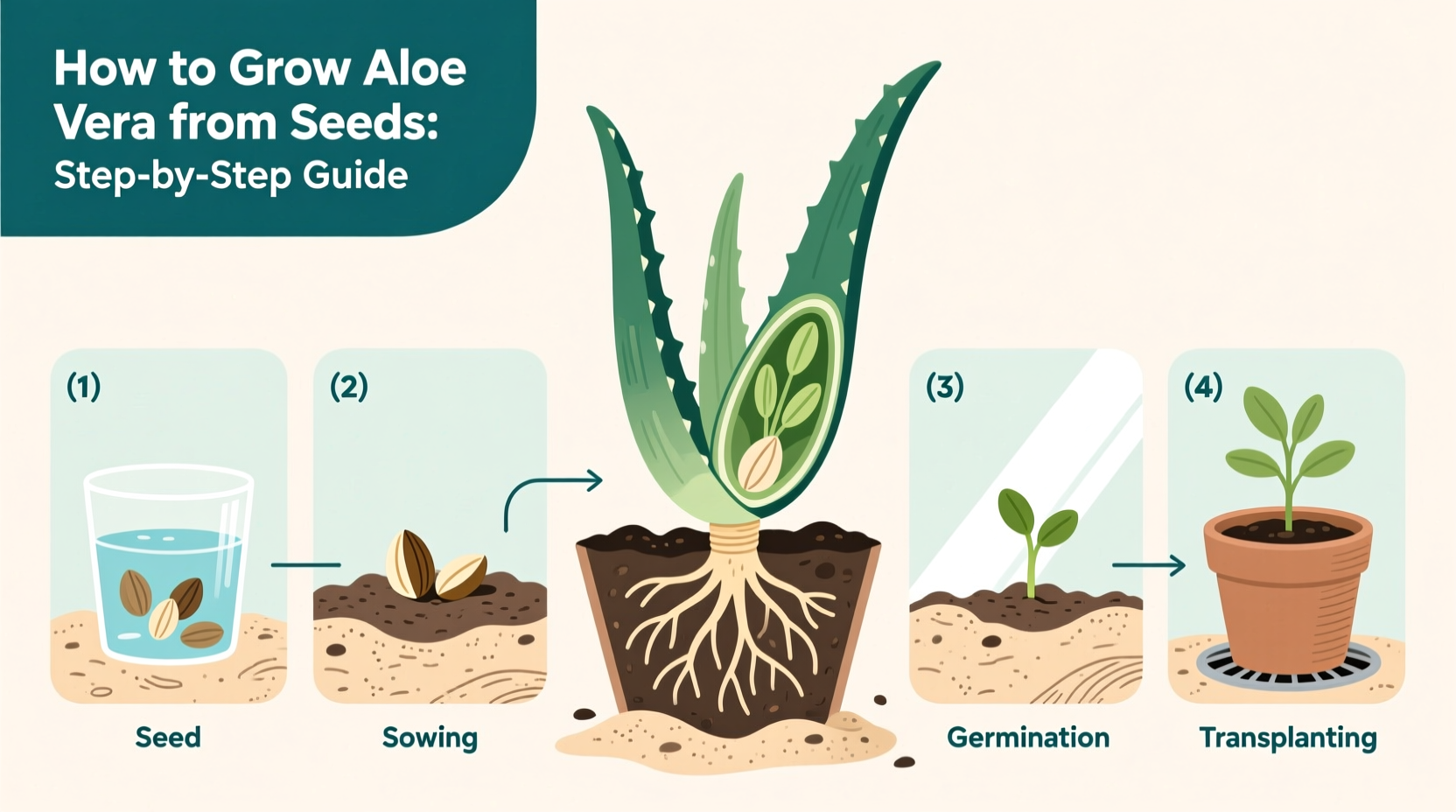 How to Grow Aloe Vera from Seeds: Step-by-Step Guide