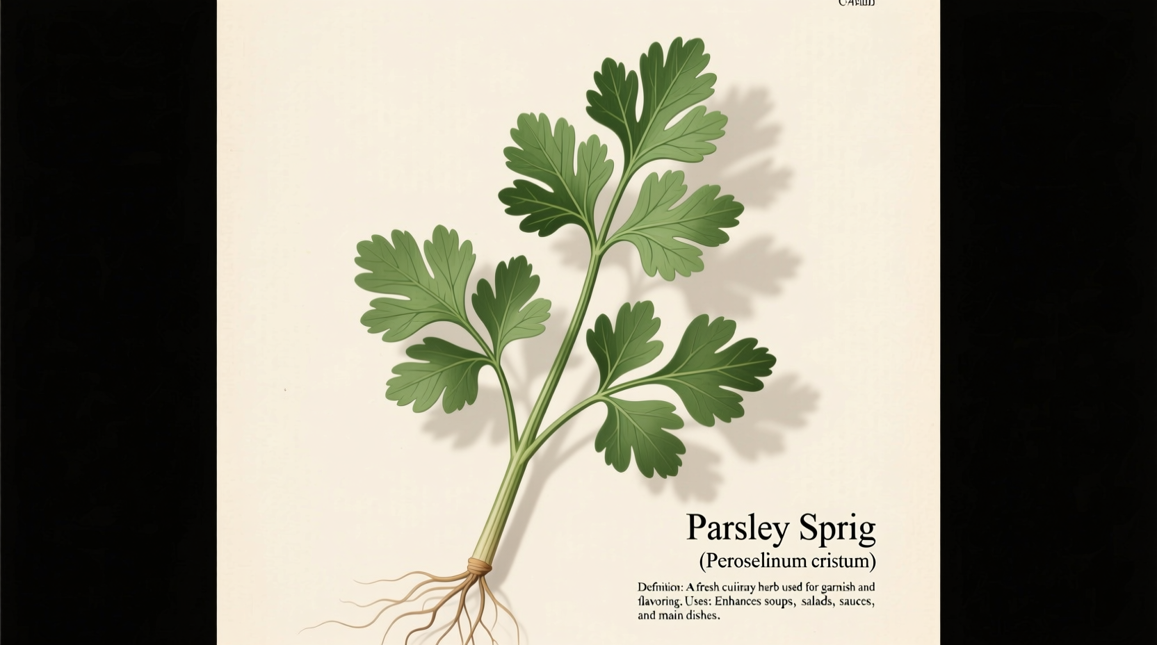 What Is a Parsley Sprig? Definition and Uses