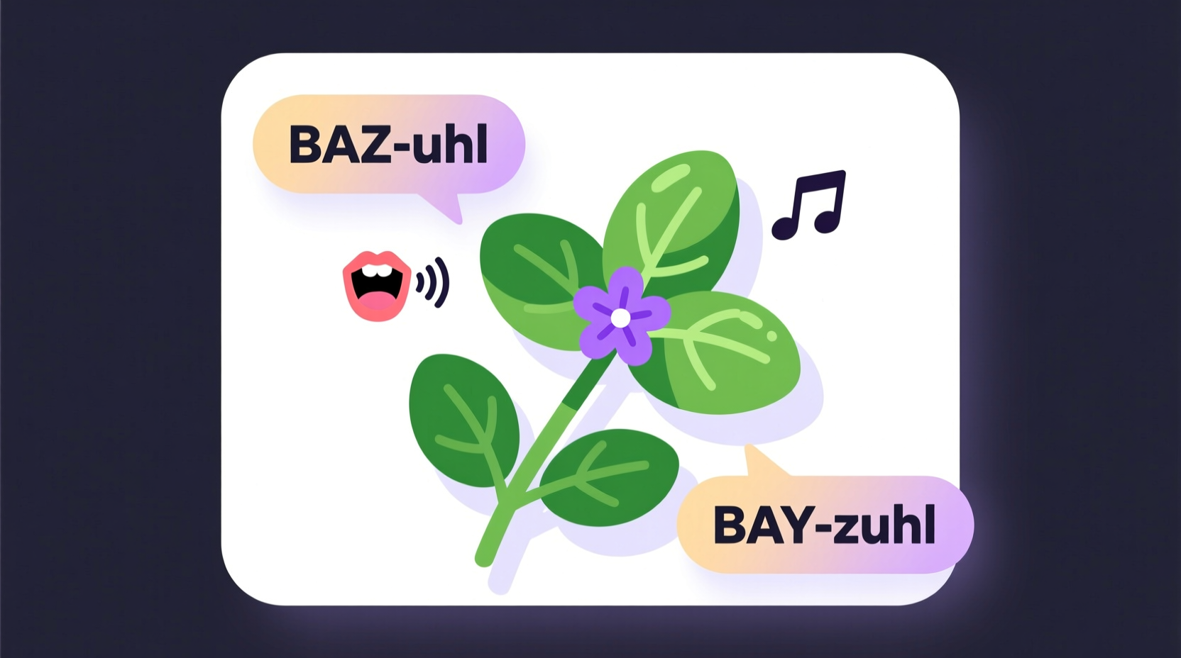 How Do You Pronounce Basil? BAZ-uhl vs BAY-zuhl